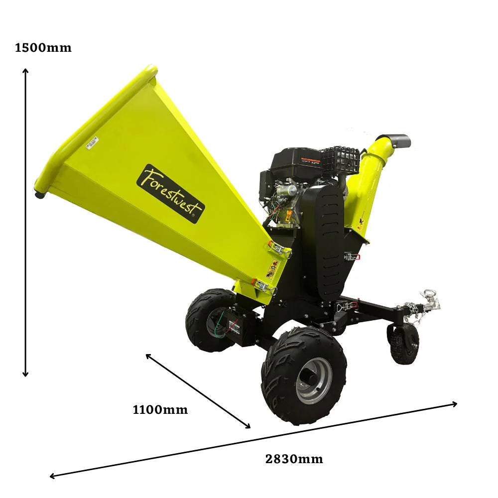 6" Wood Chipper, 20hp Petrol with E-Start BM11062