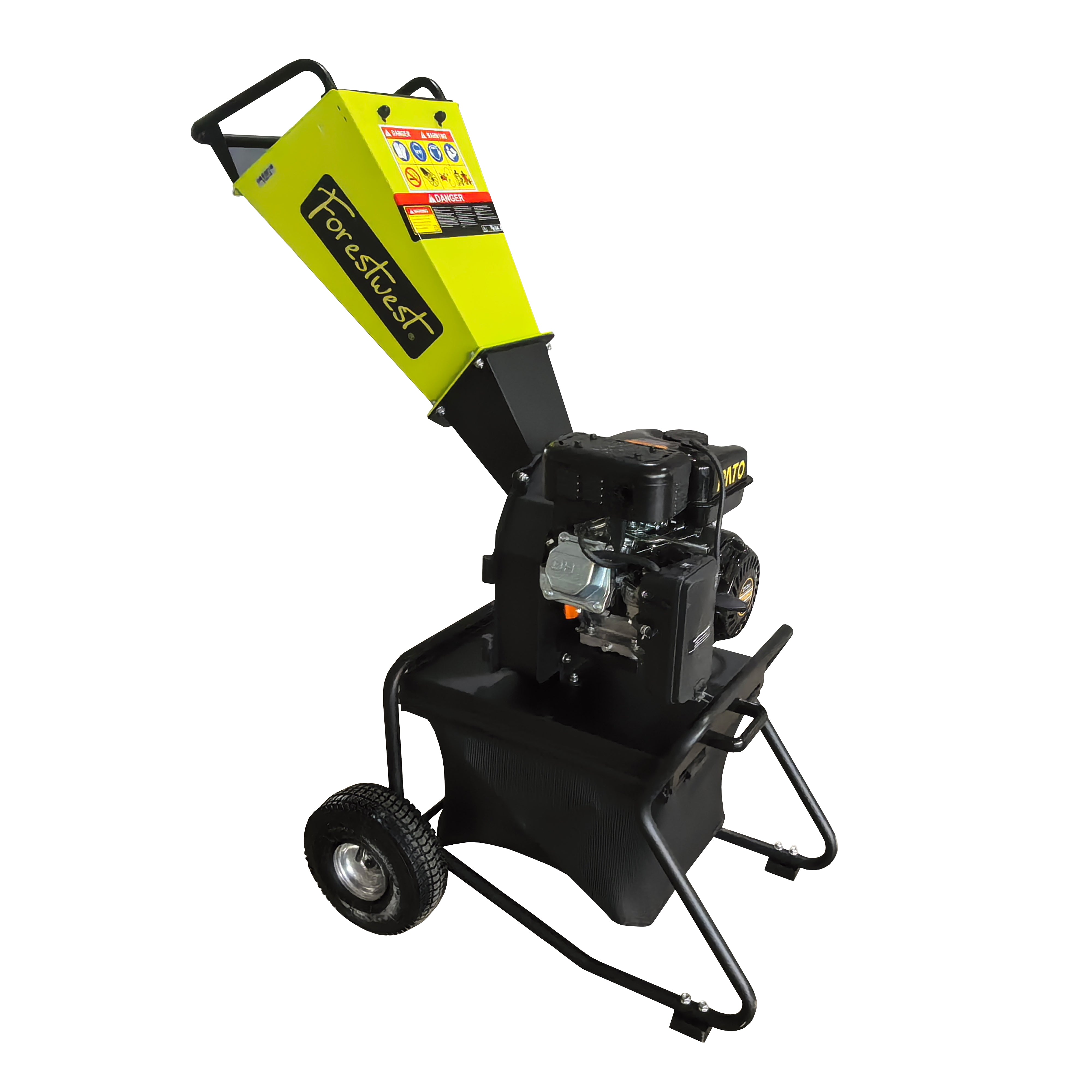 2.4" Wood Chipper 7HP Petrol Chipper with Collection Bag BM11065