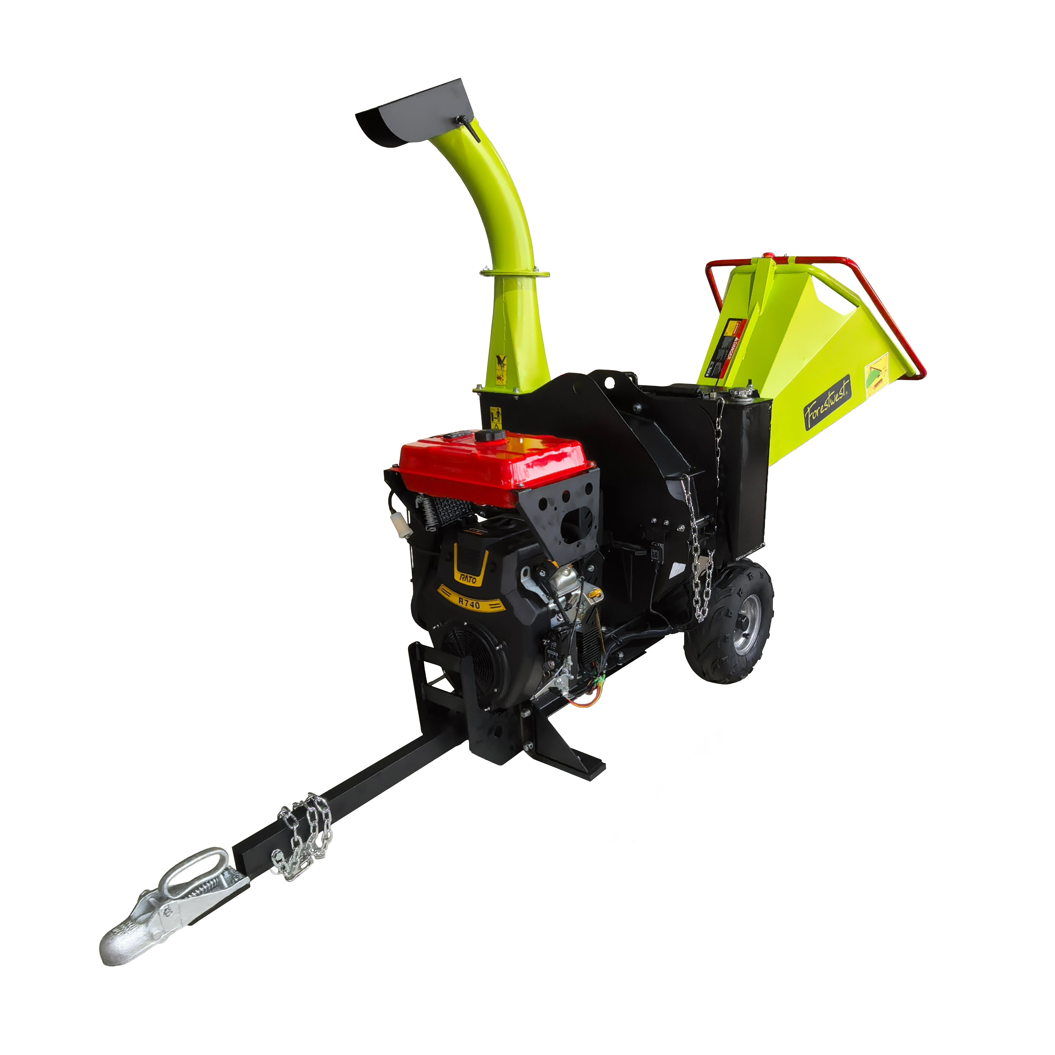 6" Wood Chipper Hydraulic Feed 27HP Petrol Chipper with E-Start BM11066