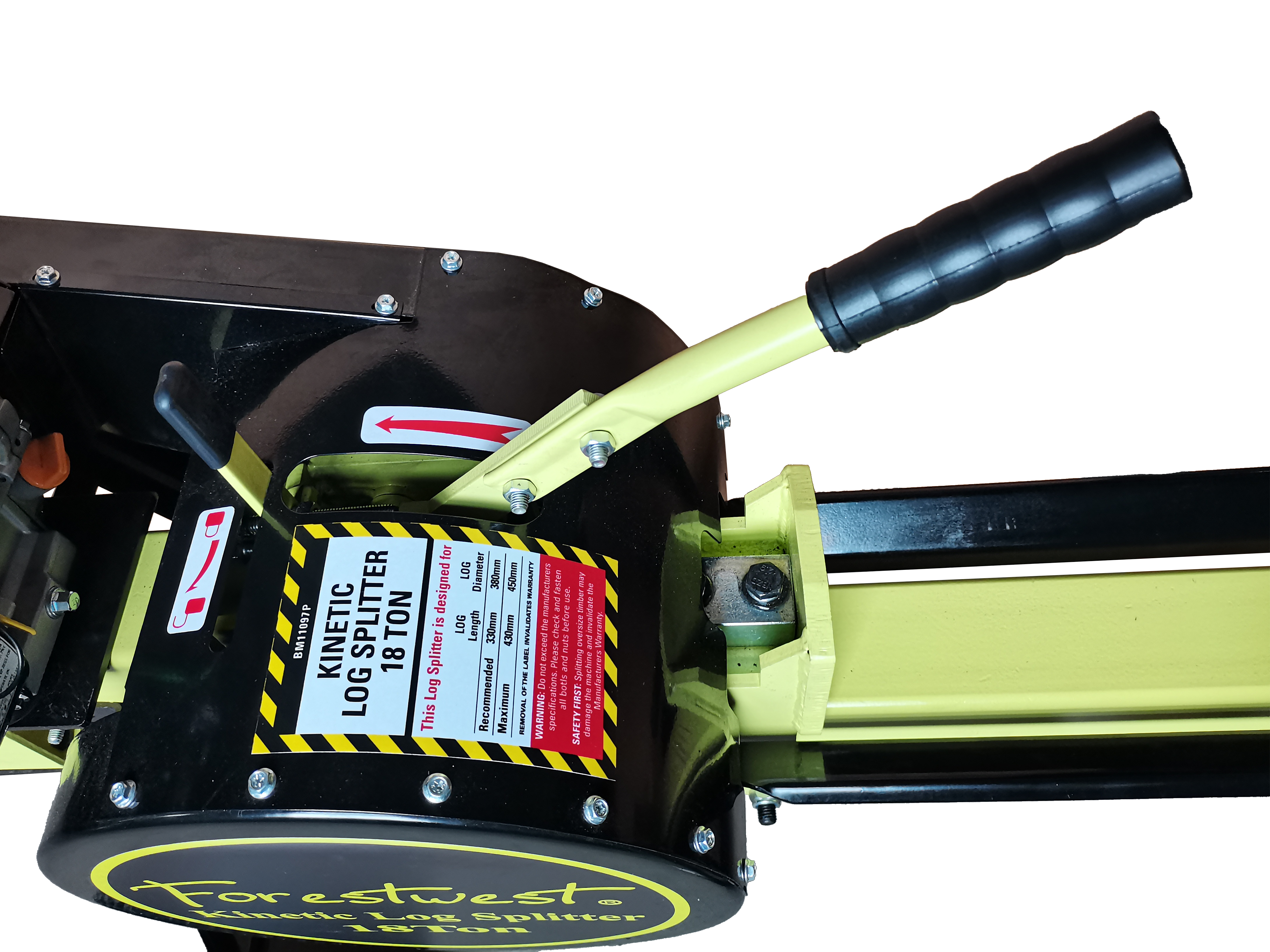 18T Petrol Log Splitter, 3HP Kinetic Log Splitter BM11097P