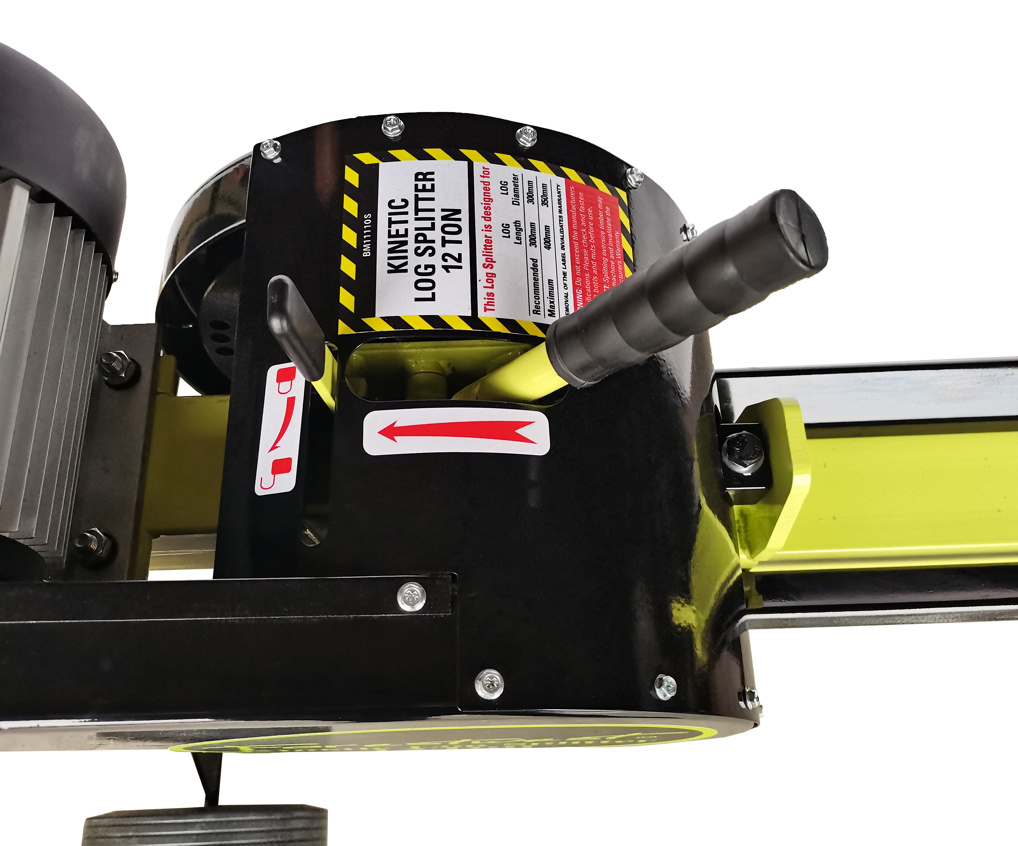 12Ton Log Splitter 2hp Kinetic Log Splitter on Stand BM11110S