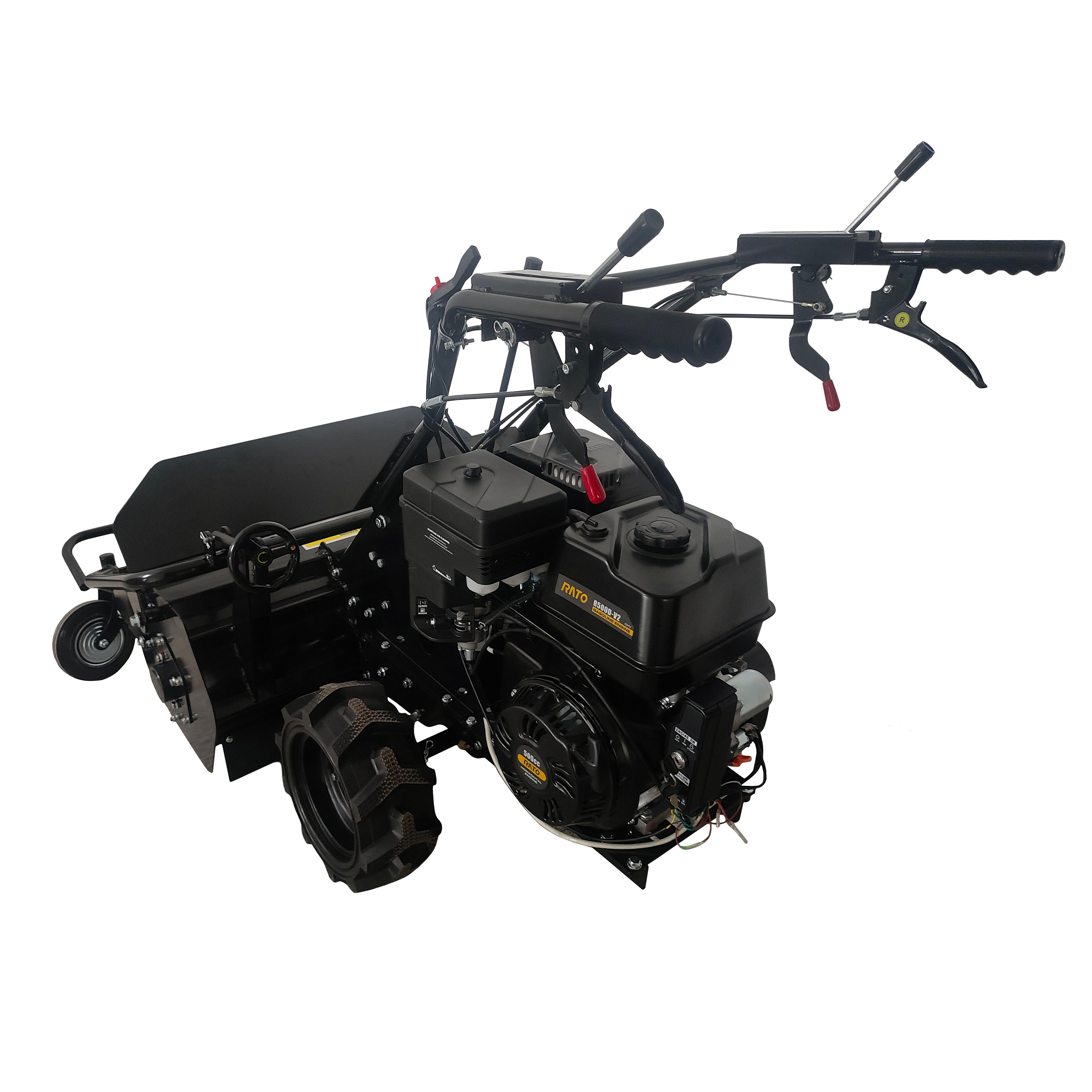 36" Self Propelled 19.5HP 500cc Petrol Flail Mower BM11162
