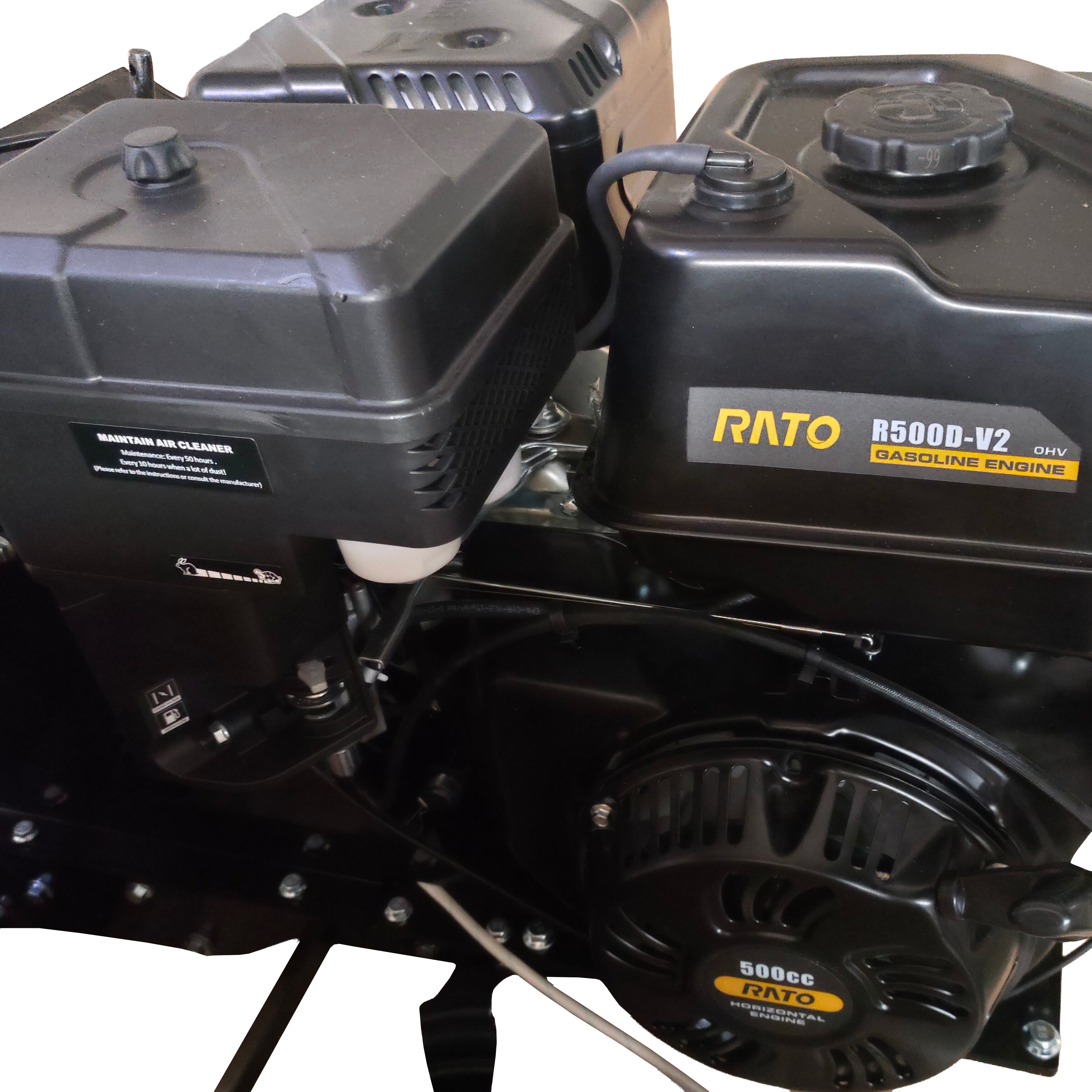 36" Self Propelled 19.5HP 500cc Petrol Flail Mower BM11162