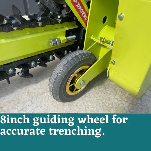 600mm (23.6") Walk Behind Trencher 15HP Petrol Ditch Digger BM689 - Forestwest