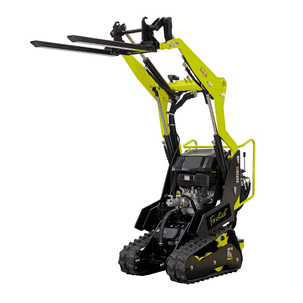 Forestwest Stand-On Skid Steer Mini Tracked Loader with 80L Bucket BM700B