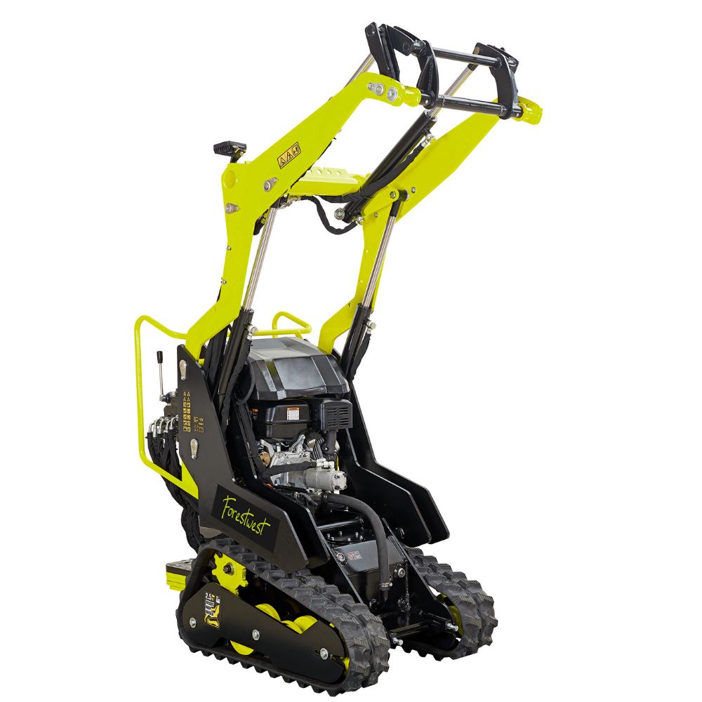 Forestwest Stand-On Skid Steer Mini Tracked Loader with 80L Bucket BM700B