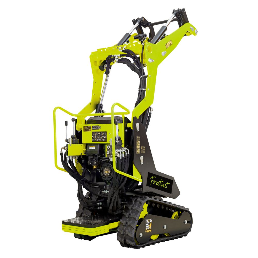 Forestwest Stand-On Skid Steer Mini Tracked Loader with 80L Bucket BM700B