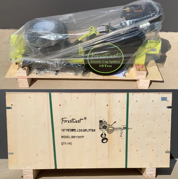 18T Petrol Log Splitter, 3HP Kinetic Log Splitter BM11097P