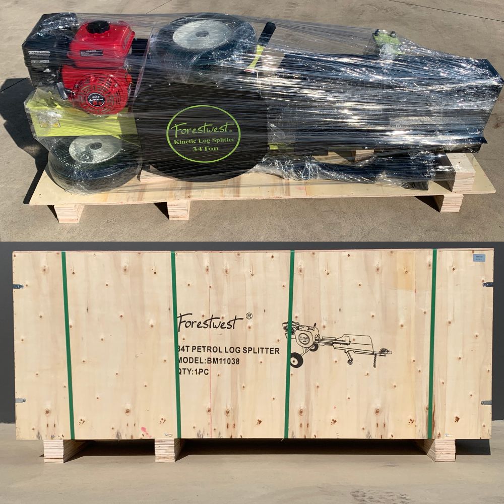 34ton Petrol Log Splitter 6.5hp Kinetic Log Splitter BM11038