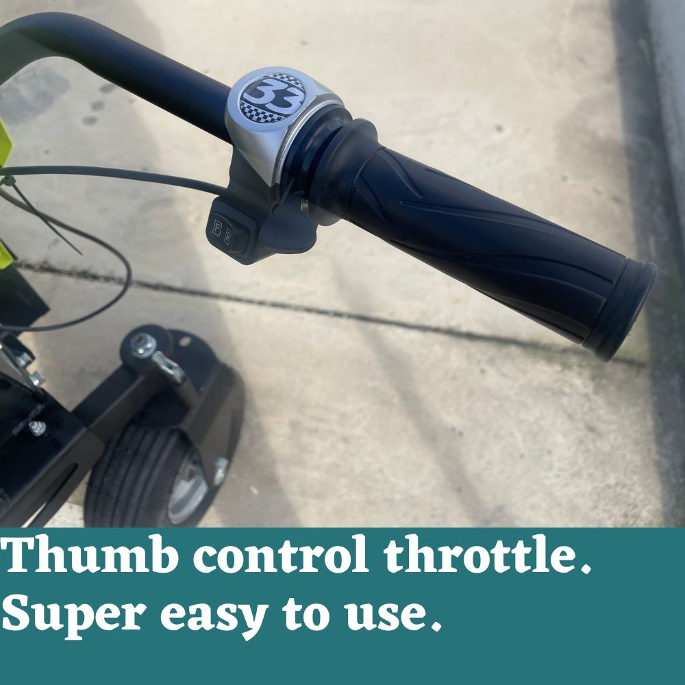 500KG Electric Wheelbarrow, 1000W Battery Mini Dumper Hydraulic Tip BM11098