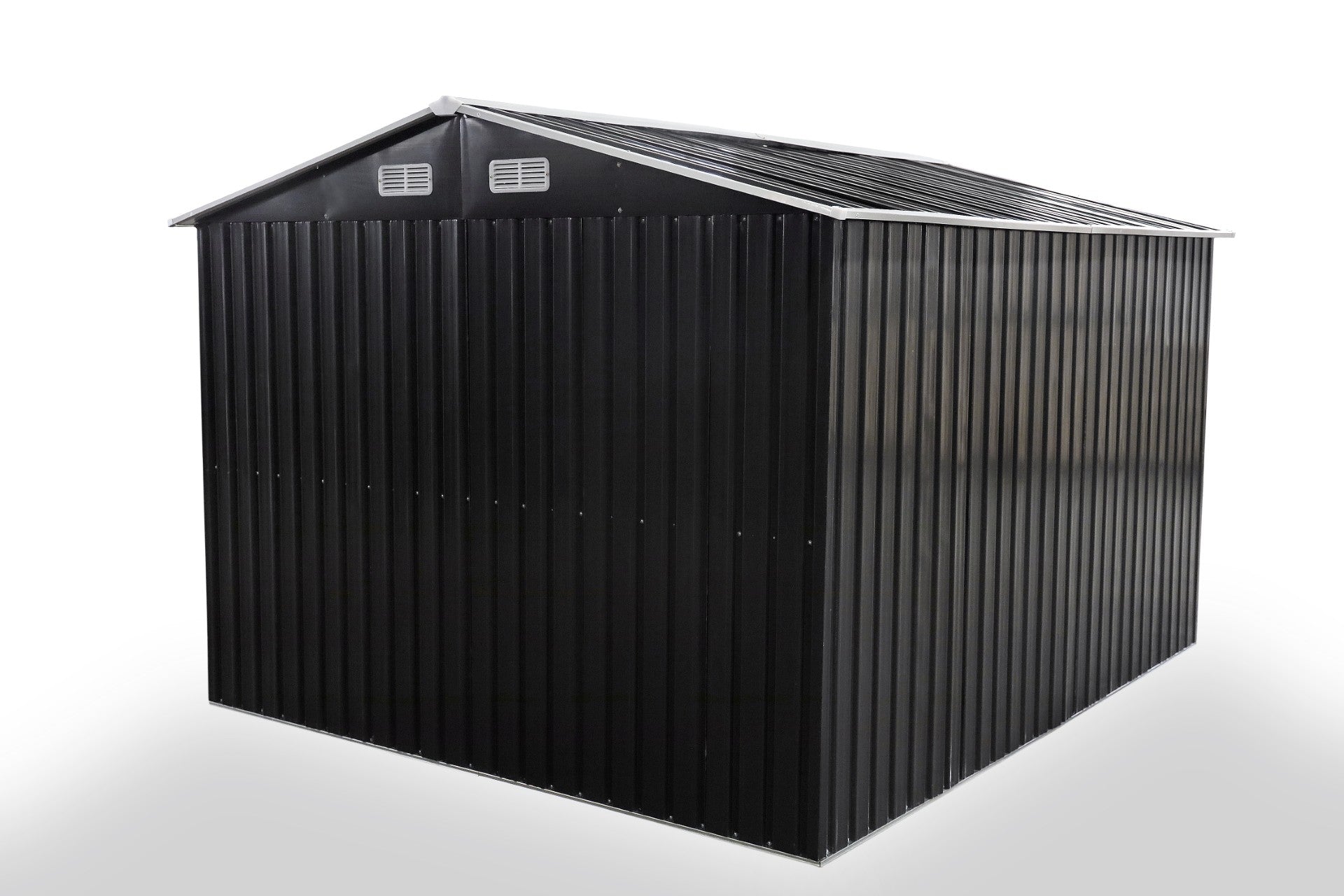 FORESTWEST BM670, 8‘ x 10’ Galvanized Steel Garden Shed Outdoor Tool Storage Shed