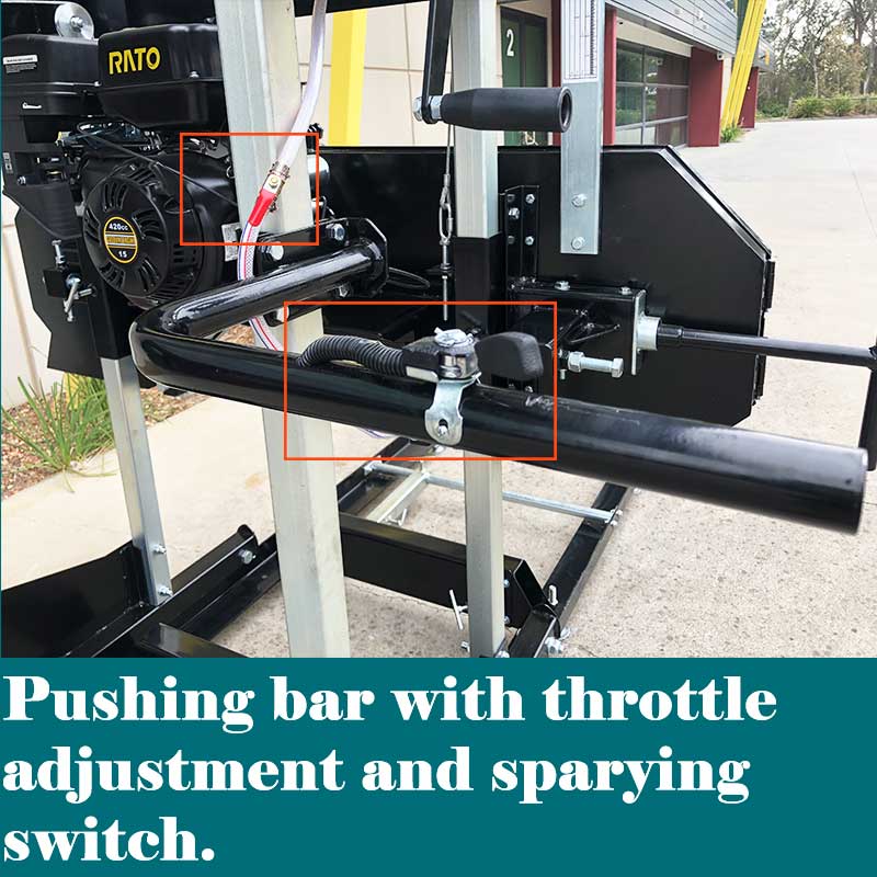 FORESTWEST 11125, 22" 10HP Petrol Engine Wood Sawmill - Forestwest