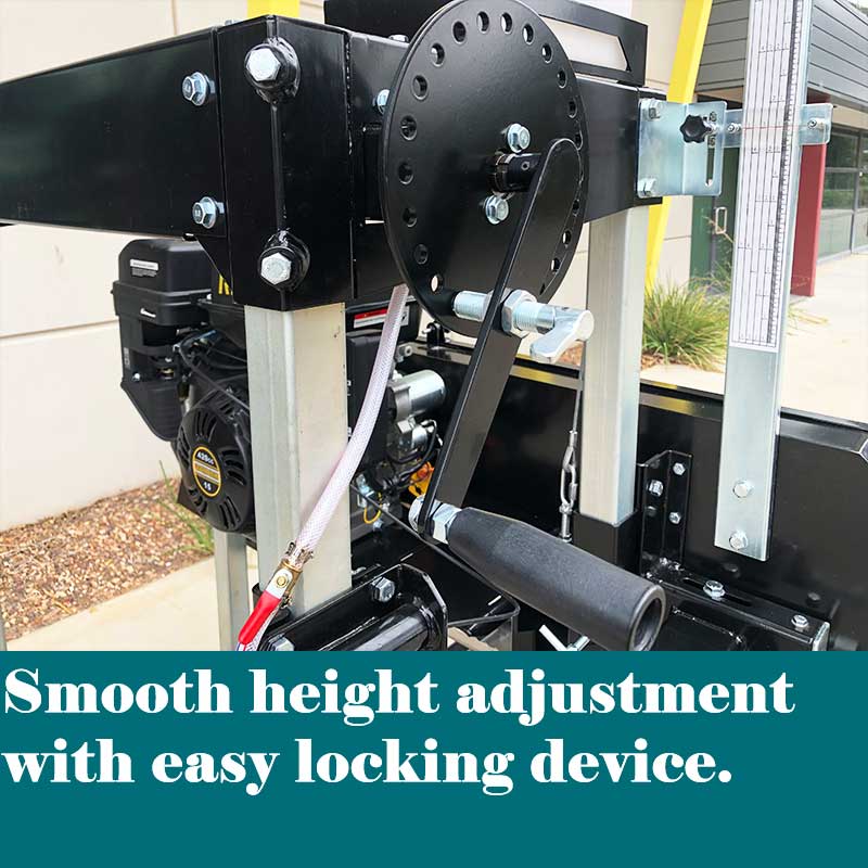 FORESTWEST 11125, 22" 10HP Petrol Engine Wood Sawmill - Forestwest