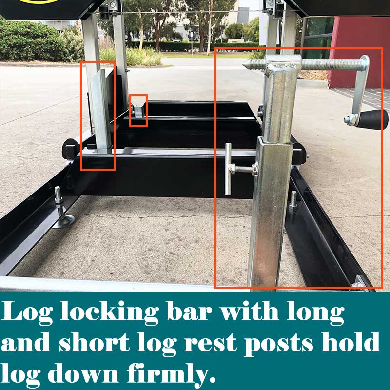 36" Wood Sawmill 22hp Petrol Bandsaw Mill with E-start BM11136 - Forestwest