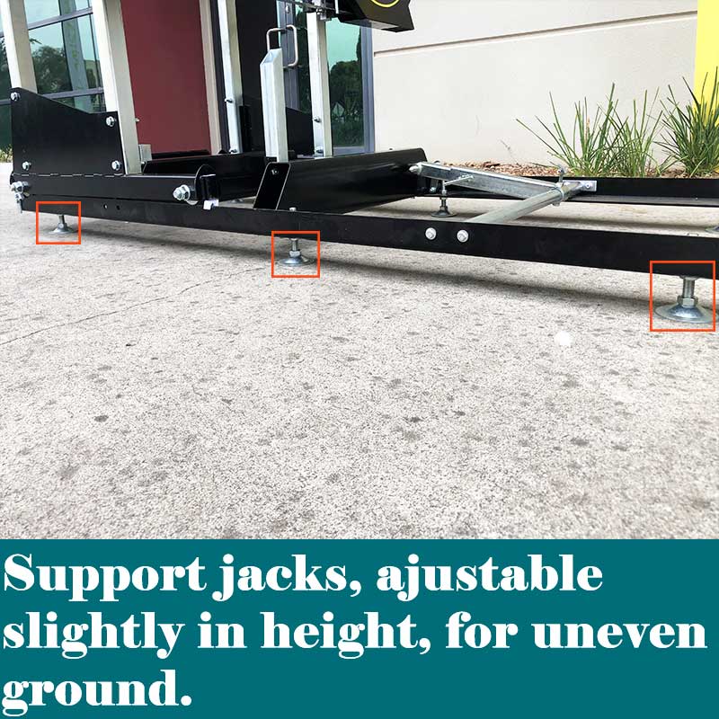 FORESTWEST 11125, 22" 10HP Petrol Engine Wood Sawmill - Forestwest