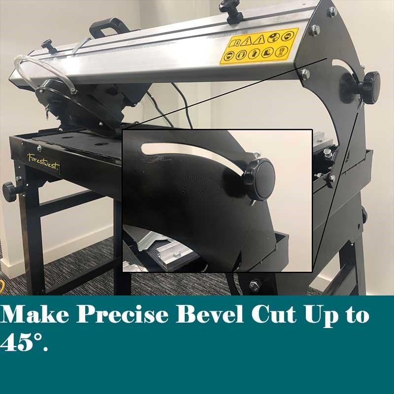 1HP 600mm Wet Tile Saw, 24" Bridge Tile Saw BM681 - Forestwest