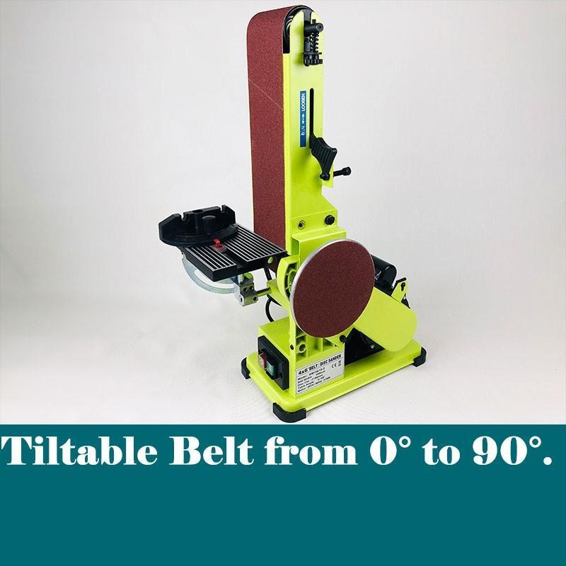 4"x 6" Belt Disc Sander, 1/2hp Sander, FORESTWEST BM10619-2 - Forestwest