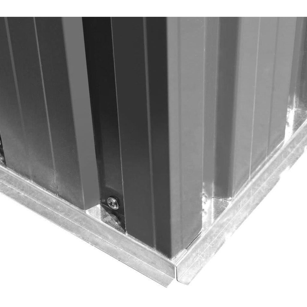 FORESTWEST 669, 8‘ x 6’ Galvanized Steel Outdoor Garden Storage Tool Shed - Forestwest