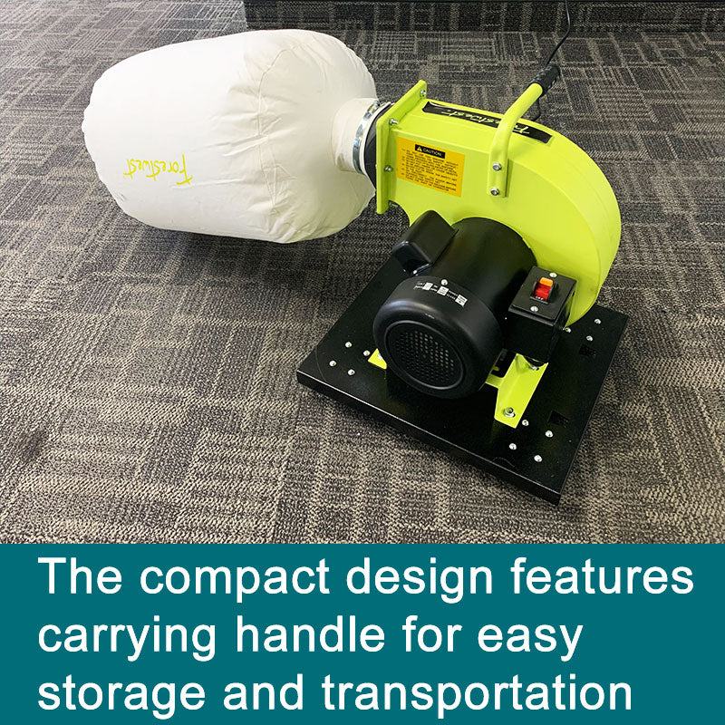 FORESTWEST 10106, 1HP 600CFM Portable Dust Collector - Forestwest