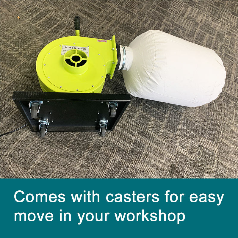 FORESTWEST 10106, 1HP 600CFM Portable Dust Collector - Forestwest