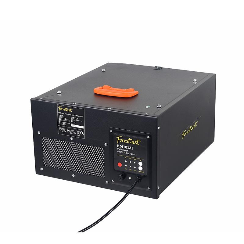 FORESTWEST 10131, 400CFM 3-Speed Remote Control Air Filtration System - Forestwest