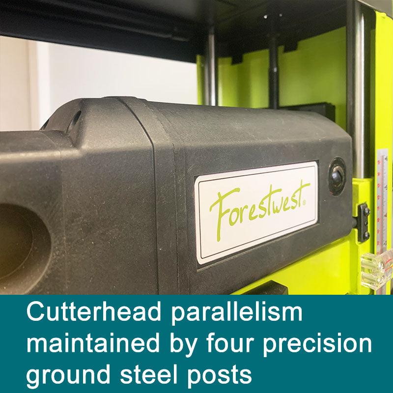 13" Benchtop Wood Planer, 2HP with Thickness Indicator, FORESTWEST BM10507 - Forestwest