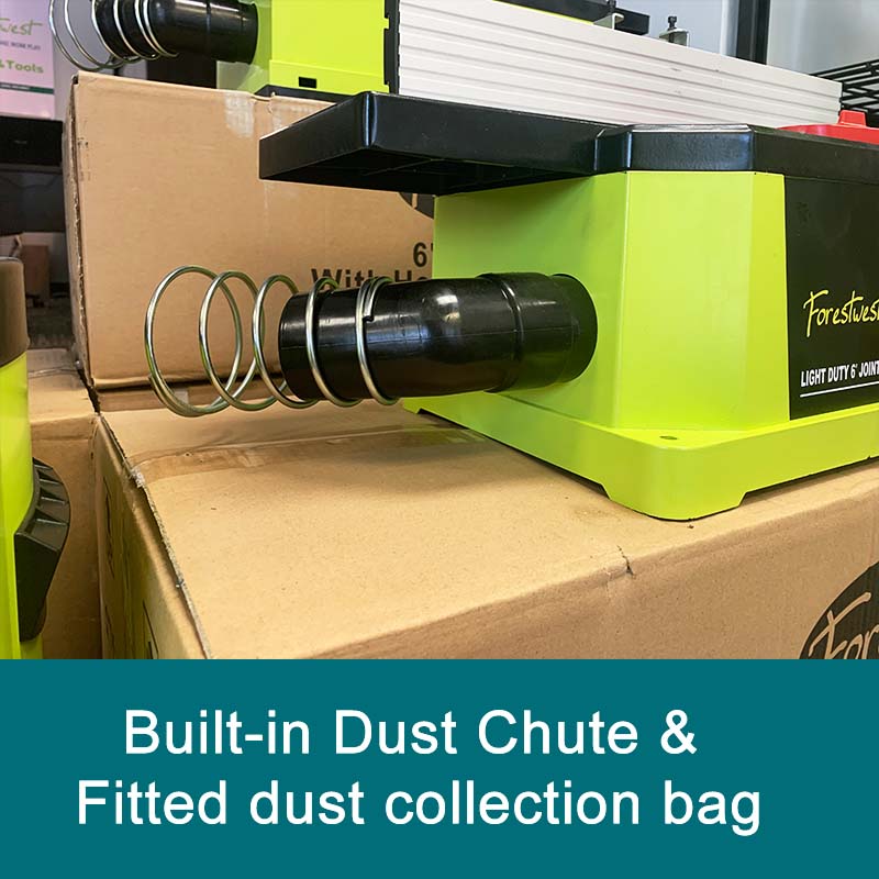 6" 1.5HP Wood Jointer with Thickness Indicator, FORESTWEST BM10521 - Forestwest