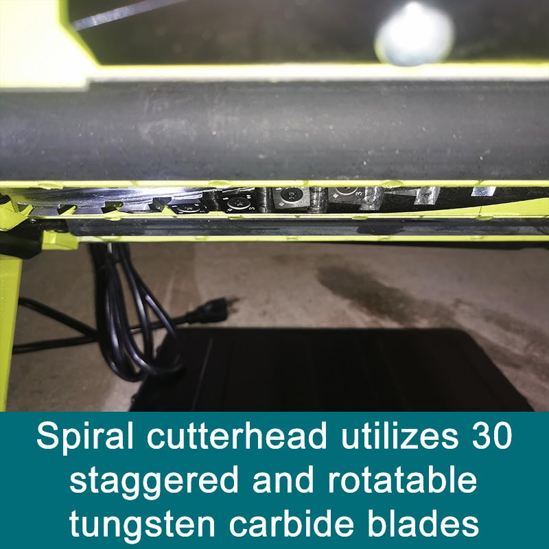 13" Wood Planer 2HP with Helical Spiral Blade & Granite Table, FORESTWEST BM10523 - Forestwest