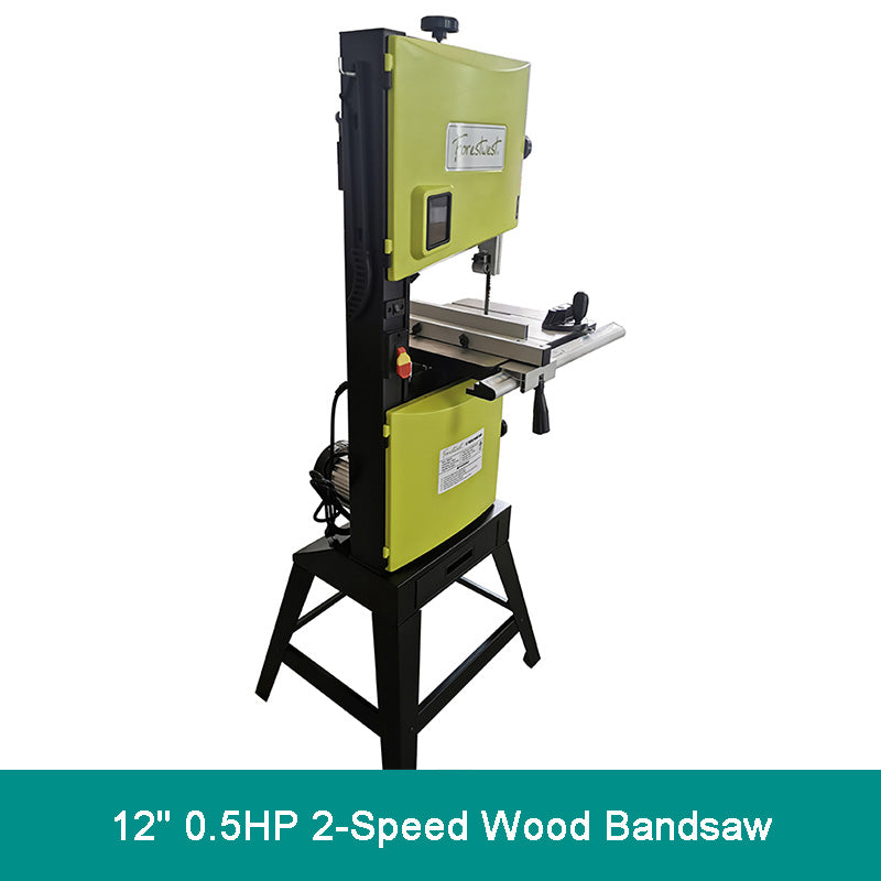 12" 1HP 2-Speed Wood Bandsaw, FORESTWEST 10719 - Forestwest