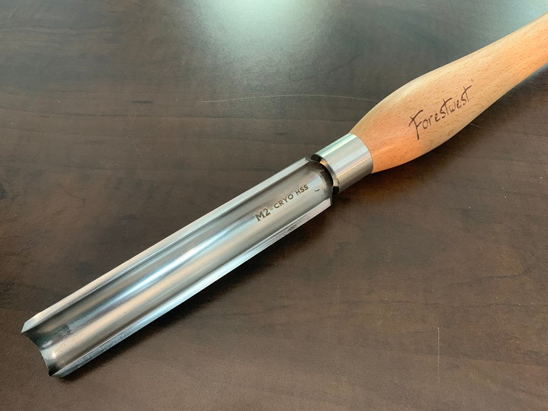M2 HSS 1-1/8" Woodturing tools 28mm Roughing Gouge, FORESTWEST BM10918 - Forestwest
