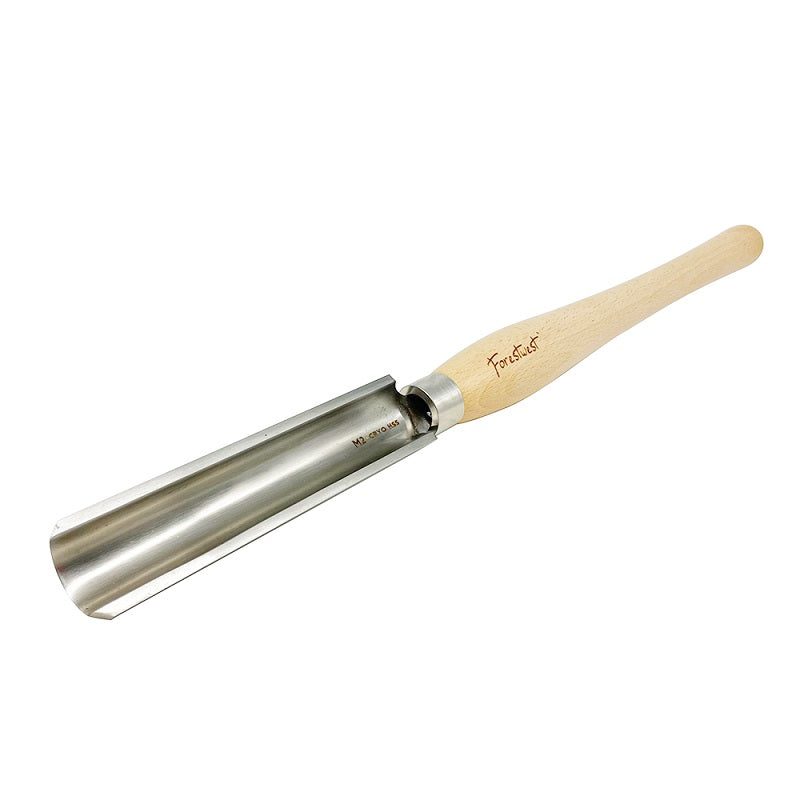 M2 HSS Woodturning Tools, 1-1/2" (40mm) Roughing Gouge, FORESTWEST BM10919 - Forestwest