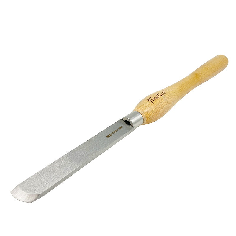 M2 HSS Woodturning Tools, 1" 25mm Oval Skew Chisel, FORESTWEST BM10921 - Forestwest