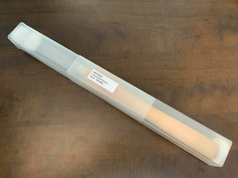 M2 HSS Woodturning Tools, 1" 25mm Round Nose Scraper, FORESTWEST BM10922 - Forestwest