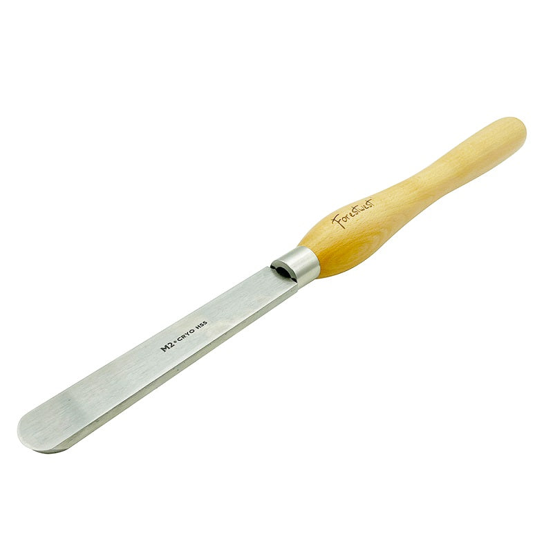 M2 HSS Woodturning Tools, 1" 25mm Round Nose Scraper, FORESTWEST BM10922 - Forestwest
