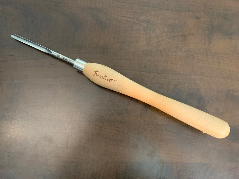 M2 HSS Woodturning Tools, 3/8" 9.5mm Spindle Gouge, FORESTWEST BM10924 - Forestwest