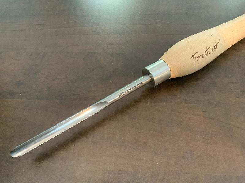 M2 HSS Woodturning Tools, 3/8" 9.5mm Spindle Gouge, FORESTWEST BM10924 - Forestwest