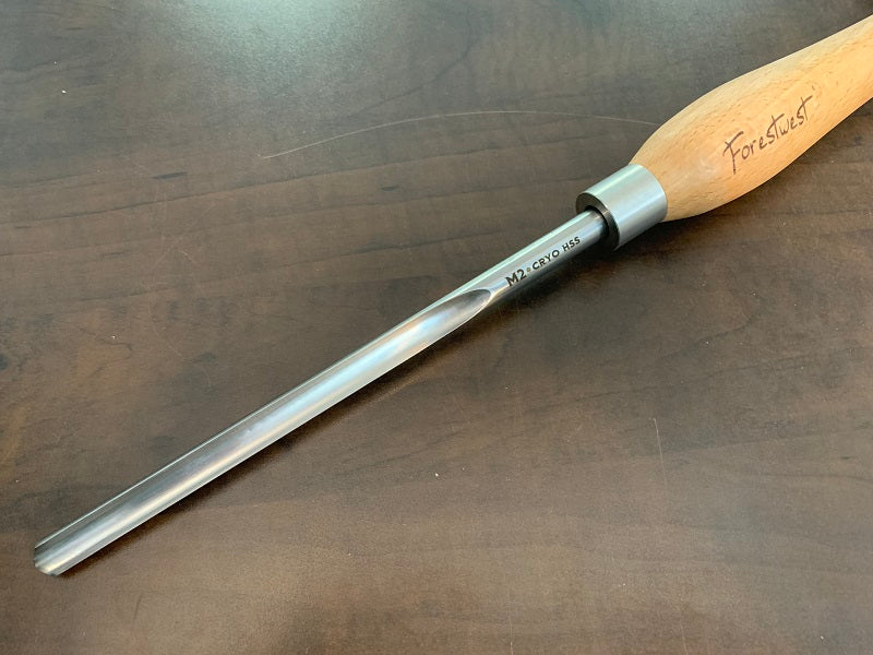 M2 HSS Woodturning Tools, 1/2" 12mm Spindle Gouge, FORESTWEST BM10925 - Forestwest
