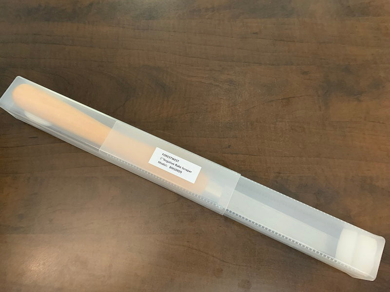 M2 HSS Woodturning Tools, 1" 25mm Negative Rake Scraper, FORESTWEST BM10929 - Forestwest