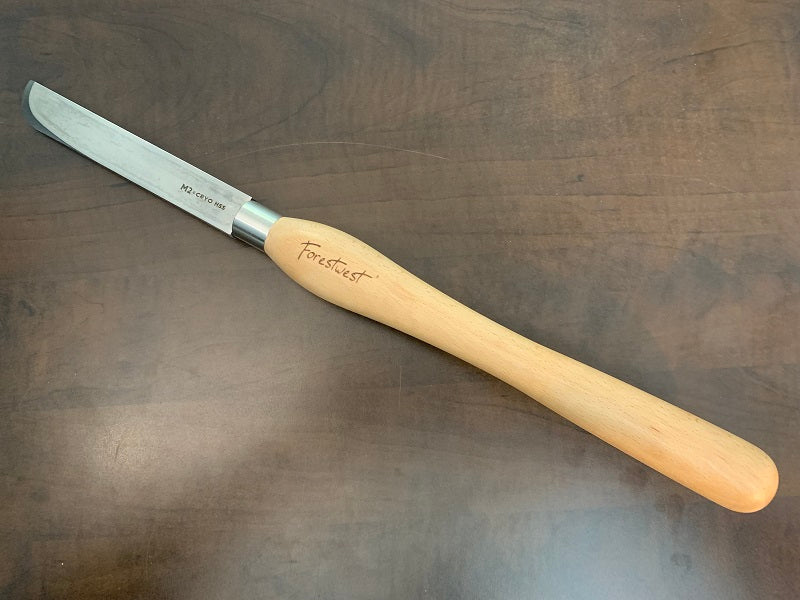 M2 HSS Woodturning Tools, 1" 25mm Negative Rake Scraper, FORESTWEST BM10929 - Forestwest