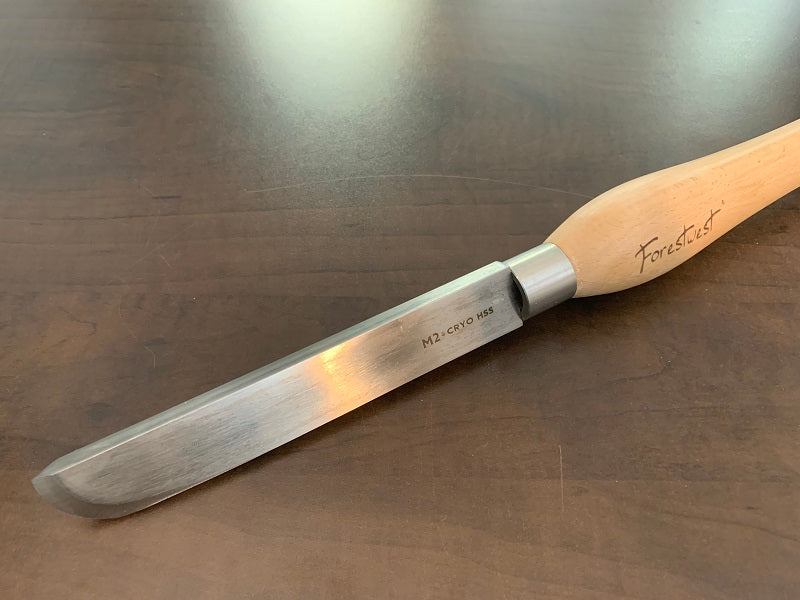 M2 HSS Woodturning Tools, 1" 25mm Negative Rake Scraper, FORESTWEST BM10929 - Forestwest