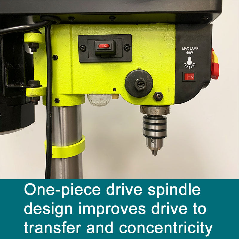 10" Bench Drill Press with LED Light and Laser, FORESTWEST BM20136 - Forestwest