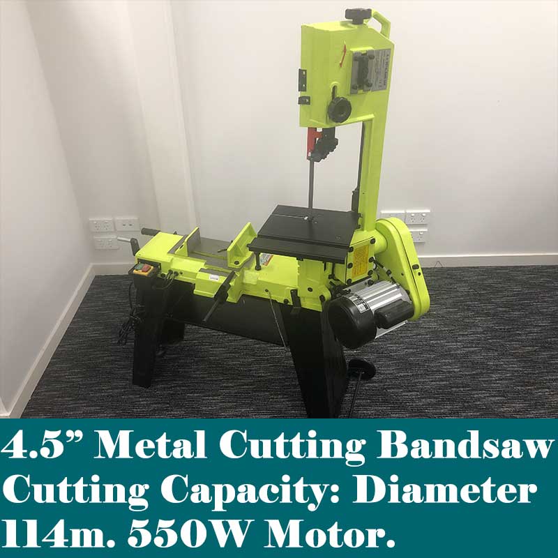4.5" 3/4HP Metal Bandsaw, FORESTWEST BM20412 - Forestwest