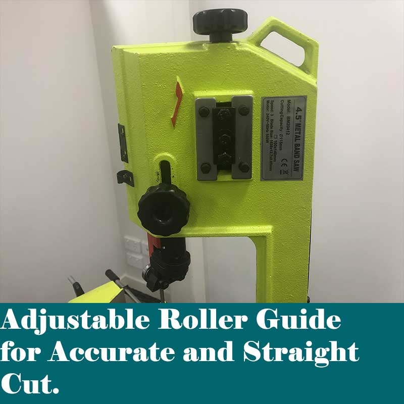 4.5" 3/4HP Metal Bandsaw, FORESTWEST BM20412 - Forestwest