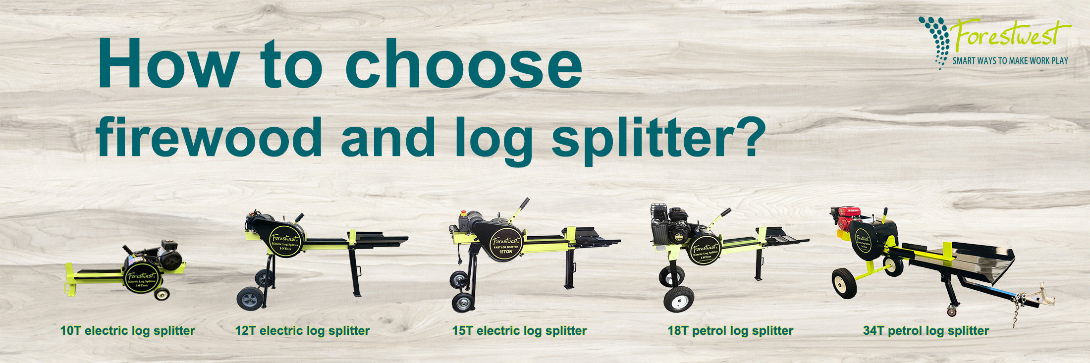 How to select the right model Kinetic Log Splitter for splitting your firewood