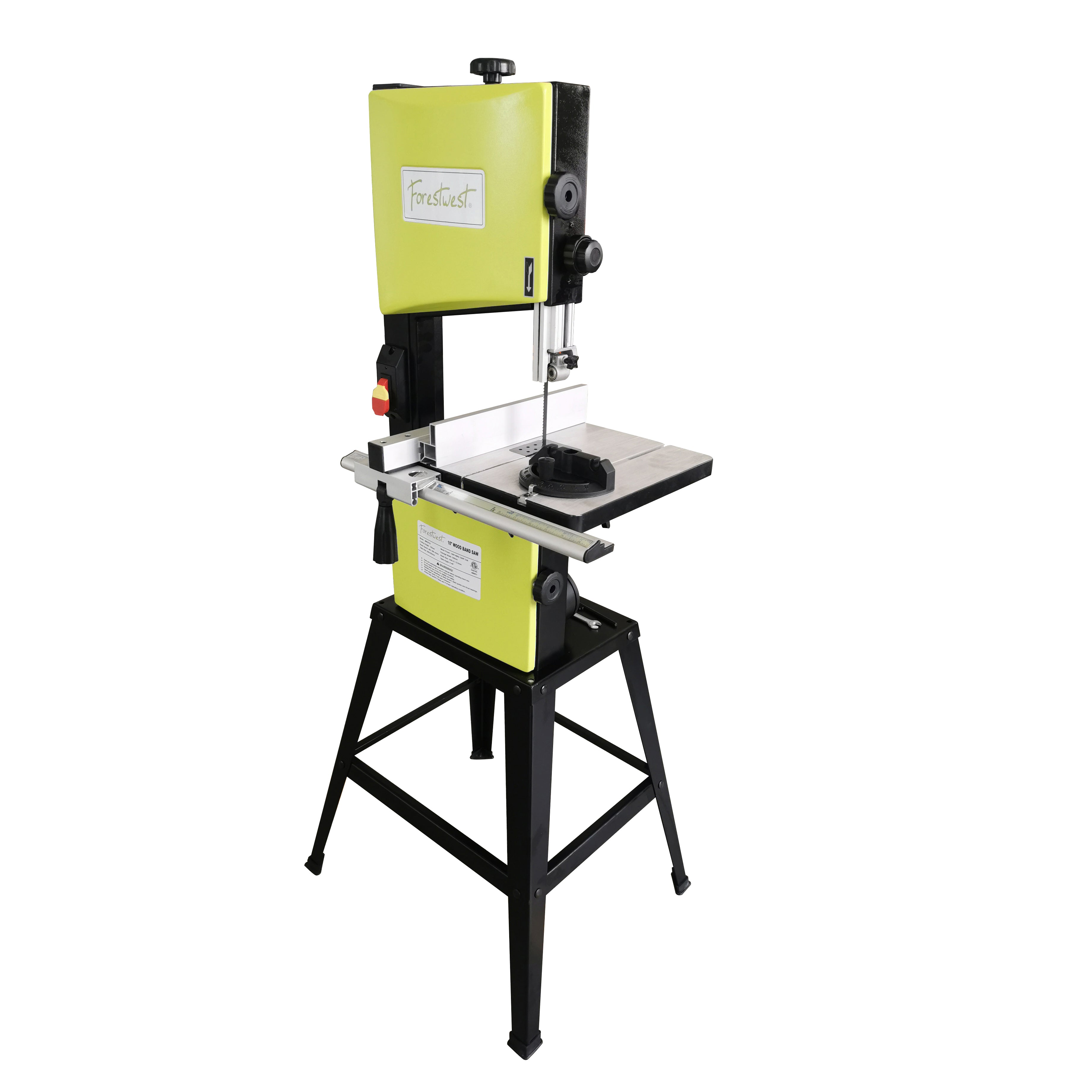 10" 0.5HP 2-Speed Wood Bandsaw, FORESTWEST BM10718