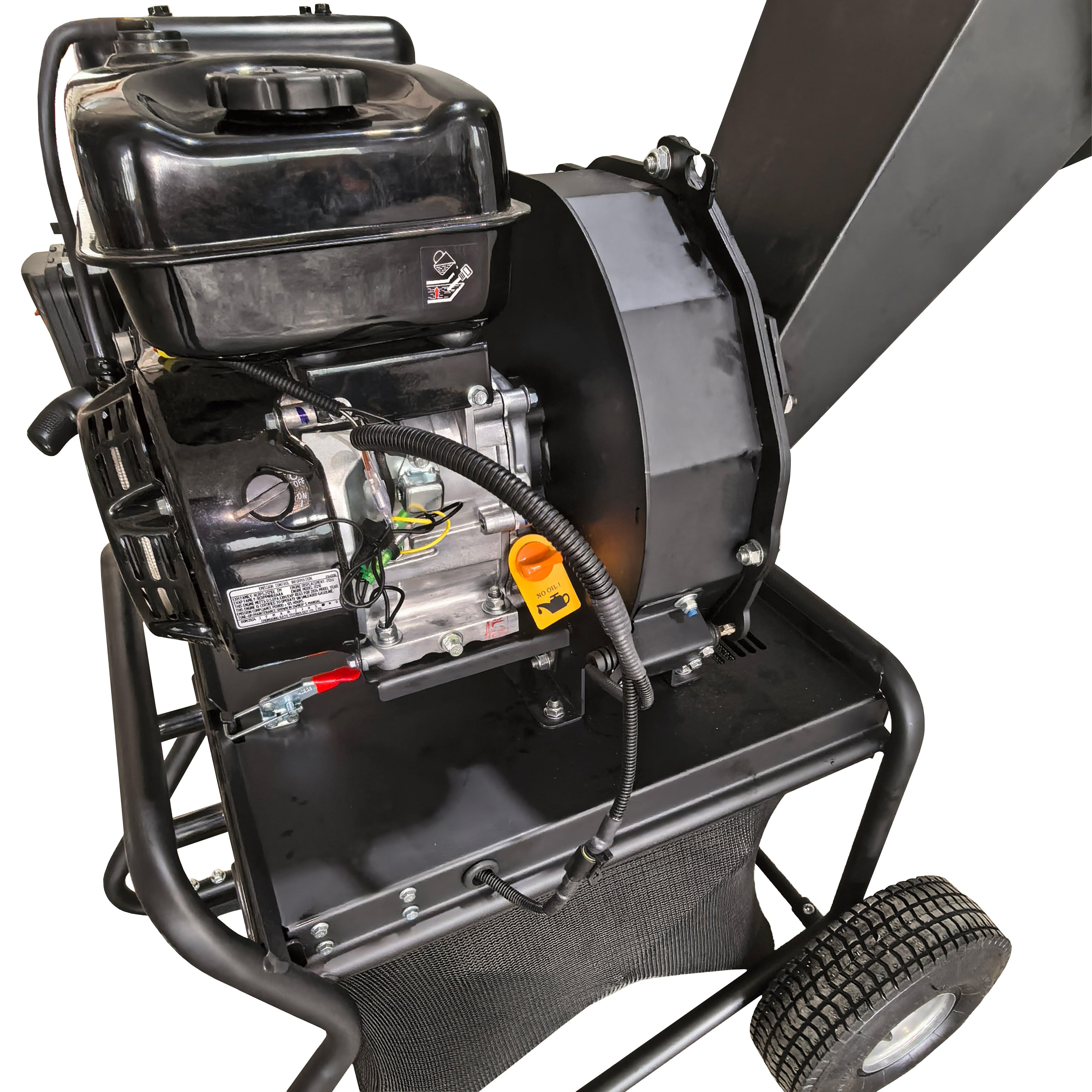 2.4" Wood Chipper 7HP Petrol Chipper with Collection Bag BM11065
