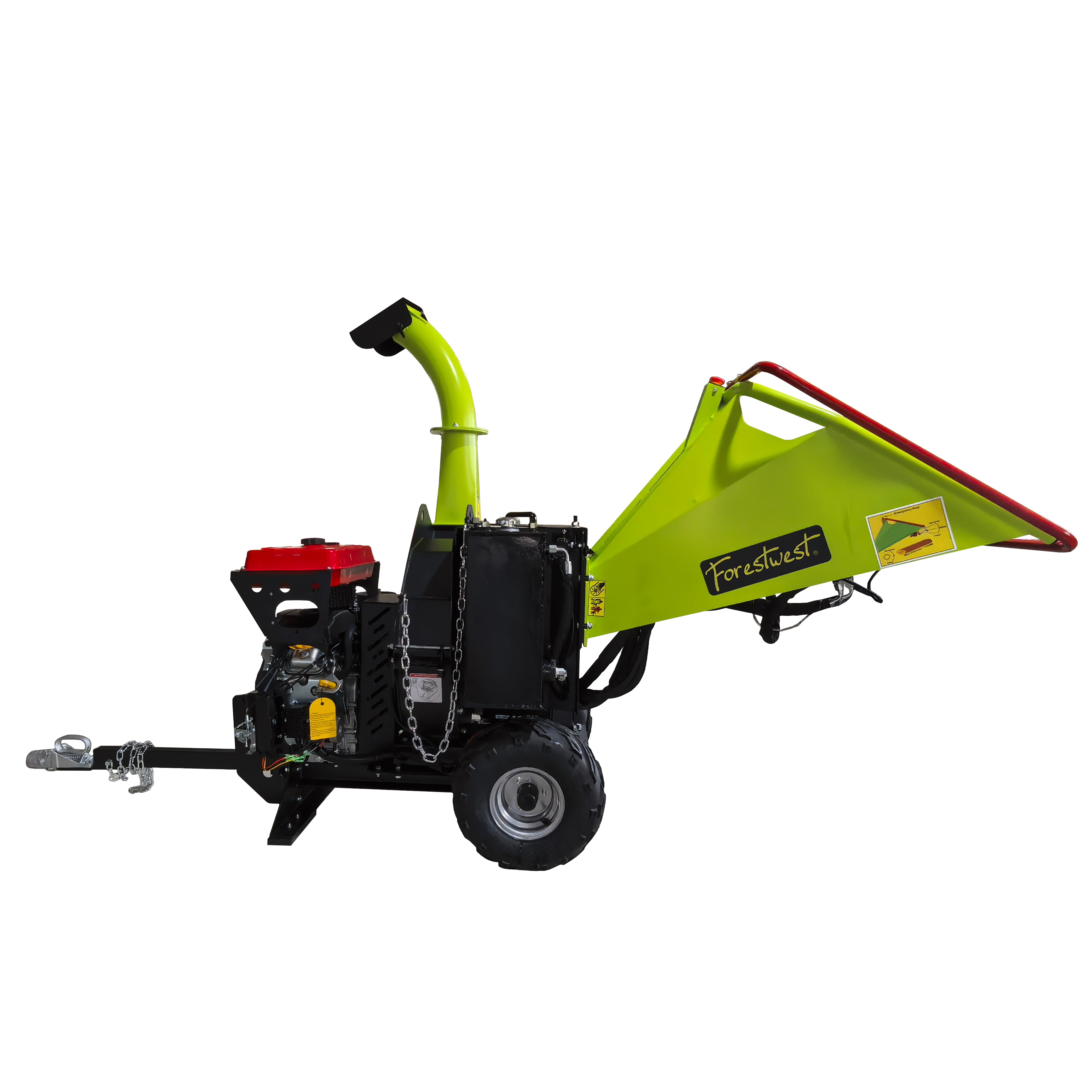 6" Wood Chipper Hydraulic Feed 27HP Petrol Chipper with E-Start BM11066