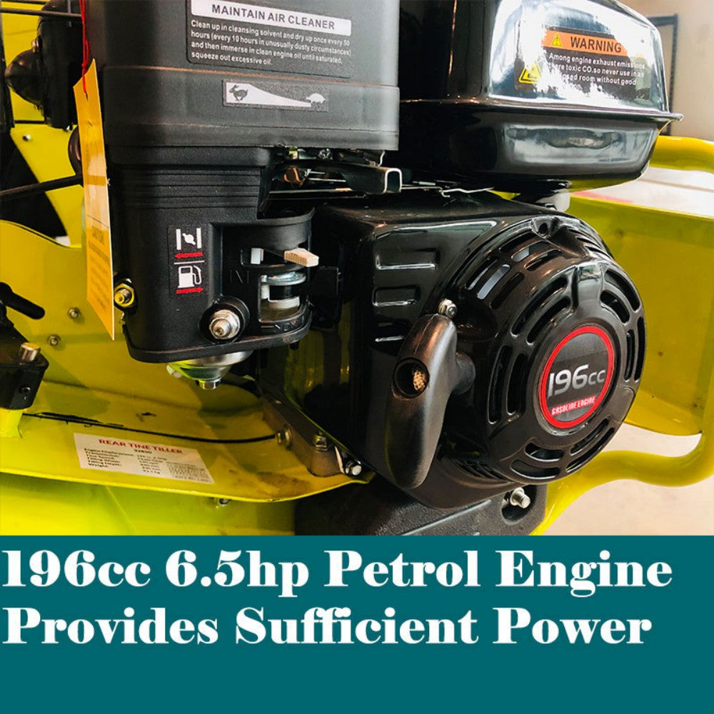 Forestwest 18-Inch Dual-Rotating Rear-Tine Tiller – 6.5 HP Self-Propelled – BM11123