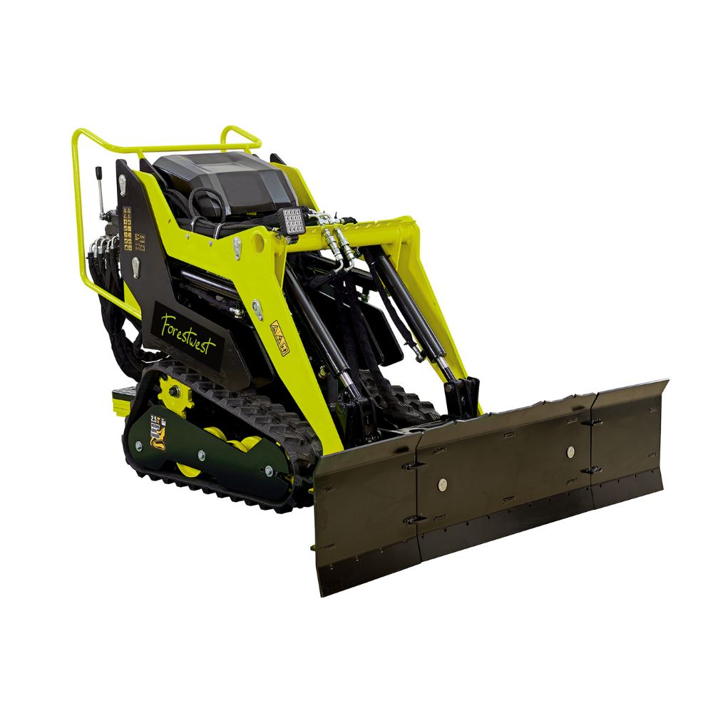 Forestwest Stand-On Skid Steer Mini Tracked Loader with 80L Bucket BM700B