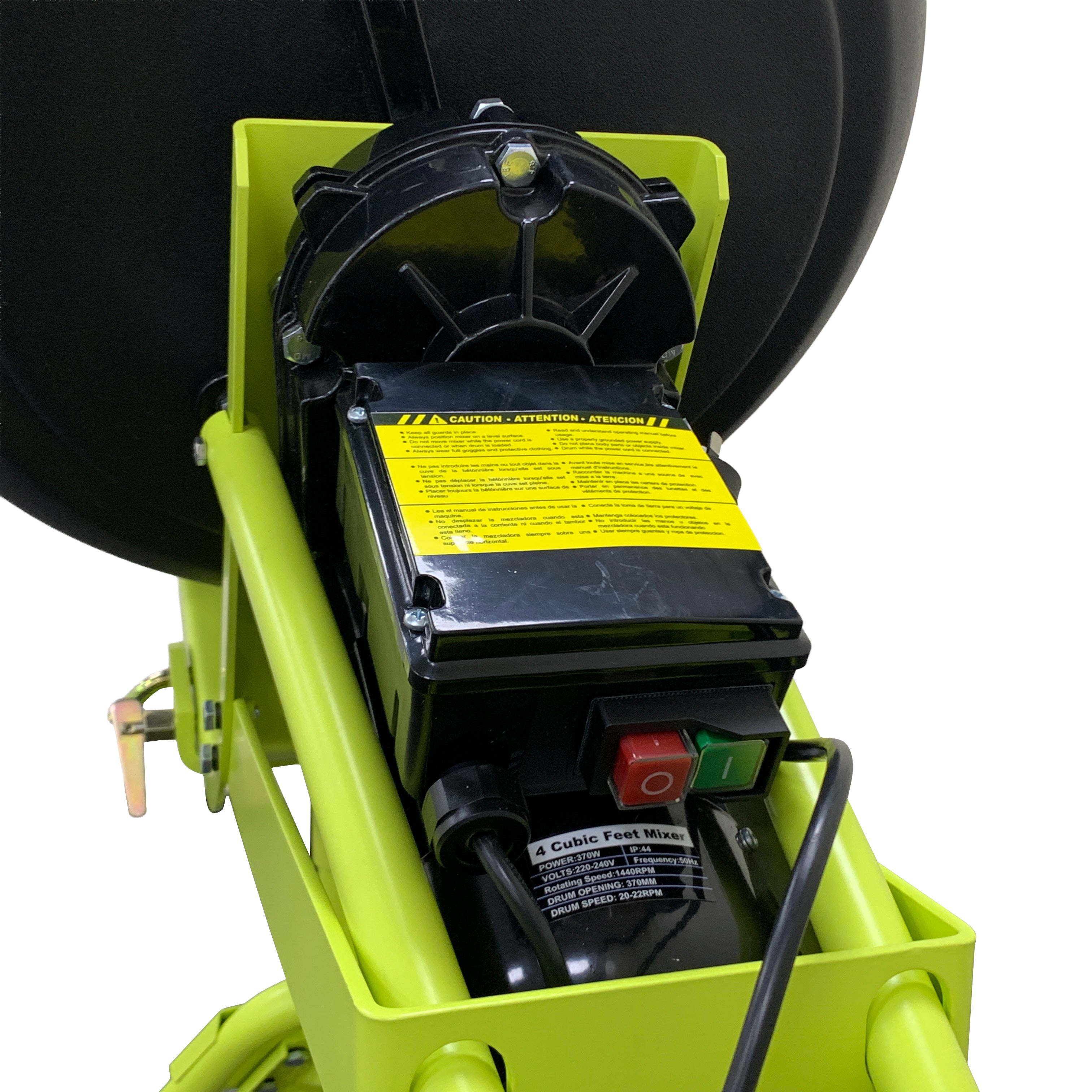 110L 370W Electric Cement Mixer With Plastic Drum BM725